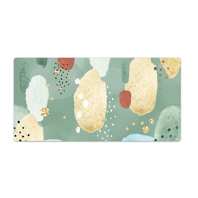 #ad Home Office Writing Desk Computer Laptop Mat Pad Watercolour Pattern 120x60 $40.95