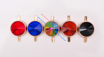 #ad 14mm 20X Colorful Rhinestones Crystals Fast Rivet Studs Spots For DIY Handcraft $11.77