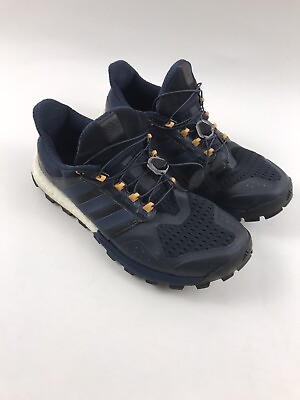 #ad ADIDAS Shoes Men#x27;s Size 8 Blue Yellow Black Adistar Boost Raven Trail Runner $48.00