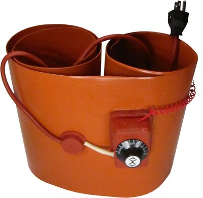#ad 9.84*68.5inch Oil Drum Heater with Control Tank Drum Barrel Band 110V to 150℃ $90.00