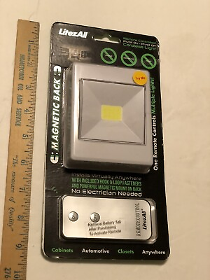#ad LitezAll Magnetic and Remote Controlled Pivot On Pivot Off Light $14.25