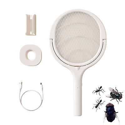 #ad Fly Swatter Mosquito Electric Pest Control Racket Swatter Handheld DC Power $38.70