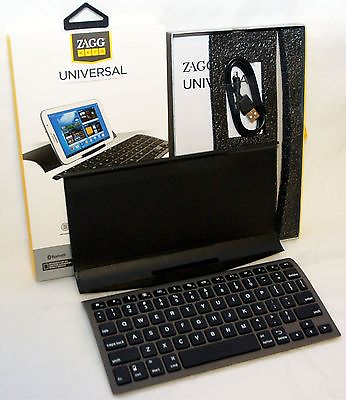 #ad NEW Zagg Keys Universal Tablet Bluetooth Folio Keyboard Stand iPad 2 3 4 Air yo $18.95