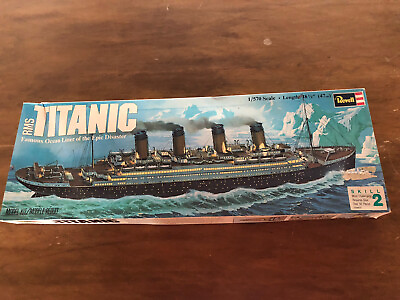 #ad Vintage RMS Titanic H 445 Revell Model Kit $35.00