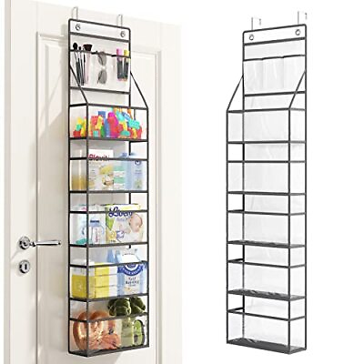 #ad 6 Shelves Over The Door Organizer Shelves Hanging Storage for Bedroom Dorm $18.51