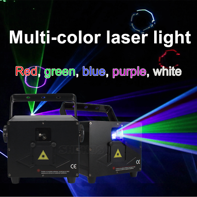 #ad 3W RGB Full Color Animation laser Light 3d Project Laser Beam For DJ Bar Party $330.00