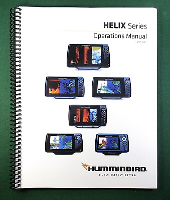 #ad Humminbird Helix 5 7 9 10 Instruction Manual: Full Color amp; Protective Covers $39.70