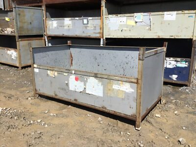 #ad Steel storage bins stackable parts bin 56 cu ft cap. Firewood $245.00