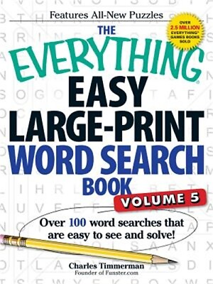 #ad The Everything Easy Large Print Word Search Book Volume 5: Over 100 Word Search $15.19