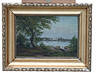 #ad LAKE VIEW BEAUTIFULLY PAINTED 19TH CENTURY EUR 299.00
