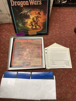 #ad Dragon Wars by Interplay for Apple IIgs 1990 5.25 quot; Disks $135.00