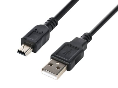 #ad Monoprice USB A to Mini B 2.0 Cable 5 Pin 28 28AWG Black 6ft $4.97