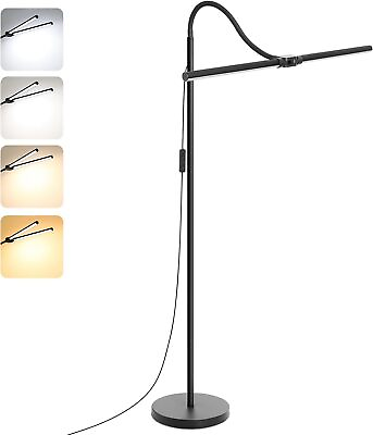 #ad LED Floor Lamp 15W 1800LM Bright Lamps for Living Room with Black $70.67