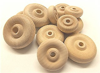 #ad Factory Direct Craft Bulk Unfinished Wood Toy Wheels 2400 Total Pieces $566.99
