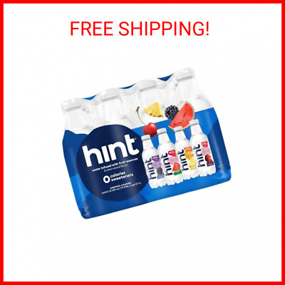 #ad Hint Water Best Sellers Pack Pack of 12 16 Ounce Bottles 3 Bottles Each of: $20.56