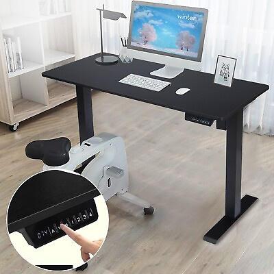 #ad 47#x27;#x27; Adjustable Electric Desk Computer Home Office Table Low Noise $138.26
