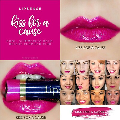 #ad 💥HOT SALE💥 *NEW SEALED LipSense KISS FOR A CAUSE SeneGence *Freeamp;Fast Shipping $24.69