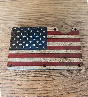 #ad Patriotic Slim Minimalist Wallet Vintage Flag Style $19.99
