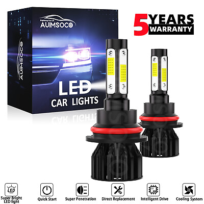#ad HB5 9007 LED Headlights 360000LM LED Lights Bulbs Kit High Low Beam Super Bright $25.99