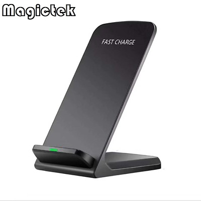 #ad Qi Wireless Fast Charger Charging Pad Stand Dock Samsung Galaxy S9 iPhone XS 8 $9.87