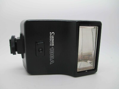 #ad Canon Speedlite 188A Shoe Mount Flash for 35MM SLR Film Camera AE 1 A 1 WORKING $35.90