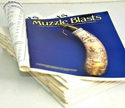 #ad Muzzle Blasts Magazine 1994 Lot of 10 Black Powder Muzzle Loading Rifle Vtg $24.99