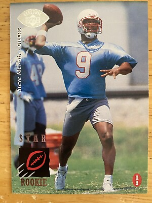 #ad Steve McNair 1995 Upper Deck Silver Electric Houston Oilers Rookie Card Card #3 $4.99