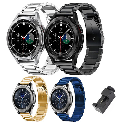 #ad Metal Strap Watch Band Bracelet For Samsung Galaxy Watch 4 5 40mm 44mm 42mm 46mm $7.98