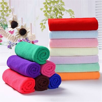 #ad 1 5pcs Soothing Cotton Face Soft Towel Cleaning Wash Towels Hand Cloth. NEW. $1.00