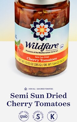 #ad Semi Sun Dried Cherry Tomatoes by Wildfare. non GMO Scrumptious Turkish Import $6.95