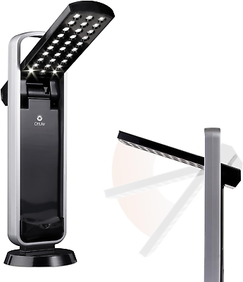 #ad Portable LED Task Lamp Black Lightweight LED Desk Lamp with Carrying Handle $74.04