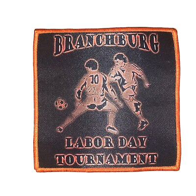 #ad Vintage Collectible Branchburg Labor Day Tournament Soccer Ball Iron On 10 Patch $14.99