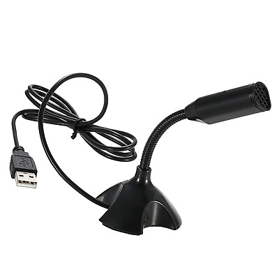 #ad USB Microphone 360° Adjustable Microphone Support Voice Chatting Recording Q7O3 $8.60