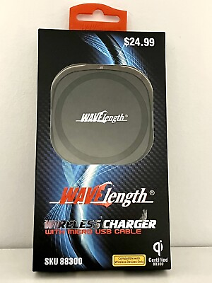 #ad Wave Length Wireless iPhone Charger W Micro USB Cable $4.99