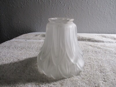 #ad Antique Frosted Glass Lamp Shades 2#x27;#x27; top $24.99