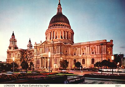 #ad Postcard St. Paul#x27;s Cathedral Great Dome From Church Floor To The Top London $8.08