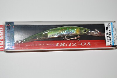 #ad yo zuri crystal 3d minnow jointed deep diver 5.25quot; f1155 c44 green silver $15.95