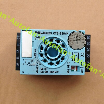 #ad 1PCS New CT3 E30 H Time Relay Timer C2120 $211.39