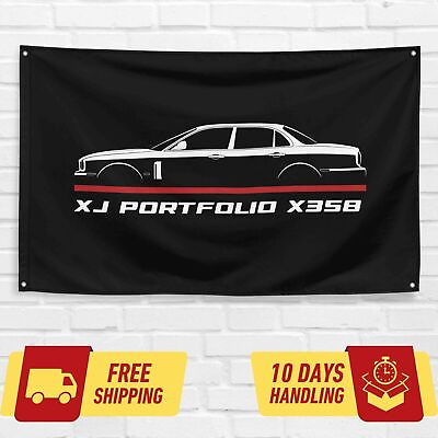 #ad For Jaguar XJ Portfolio X358 2007 2009 Car Enthusiast 3x5 ft Flag Gift Banner $17.95