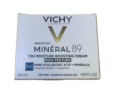 #ad Vichy Mineral 89 72H Moisture Boosting Cream Rich Texture 1.69FL.OZ.For Dry Skin $17.50