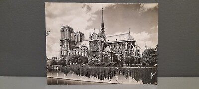 #ad Vintage Curiosity Photo Postcard Paris Notre Dame 1940s Gift Idea GBP 14.99