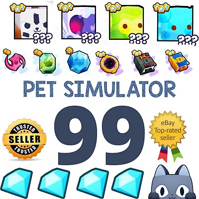#ad Pet Simulator 99 HUGE PETS GEMS ENCHANTS ITEMS FAST amp; LOWEST‼️‼️ $39.99