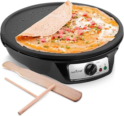 #ad Detachable Electric Crepe Maker Griddle Griddle Easy Cleaning Nonstick $107.98