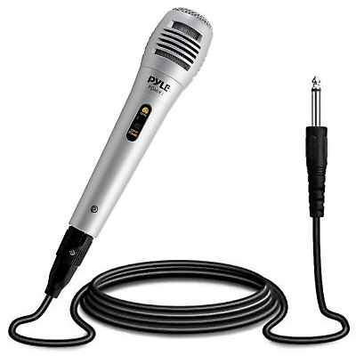 #ad Pyle PDMIK1 Professional Moving Coil Dynamic Handheld Microphone 6.5 Ft. Cable $8.09