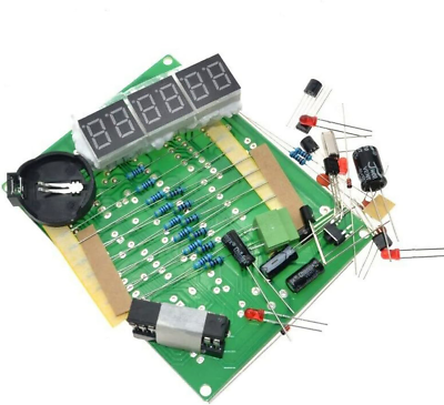 #ad Nixie Tube Digital Clock Kit AT89C2051 MCU DIY Electronic LED $16.83