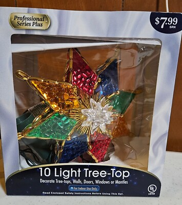 #ad 10 Light Tree Topper Professional Series Plus $5.00