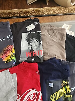 #ad Wholesale Resale Lot Of 10 T Shirts New Items Women Small XSmall Lootbox $49.99
