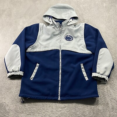 #ad Penn State Nittany Lions Jacket Men#x27;s Extra Large Vest Teamwear Outdoor Hooded $74.99