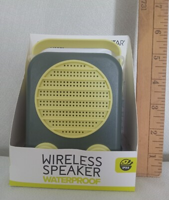 #ad Vivitar Bluetooth Wireless Speaker Waterproof Gray amp; Green 1PX4 Waterproof $22.90