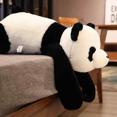 #ad 60cm 120cm Panda Plush Toys Soft Sleep Pillow Stuffed Doll Kids Birthday Gifts $40.72